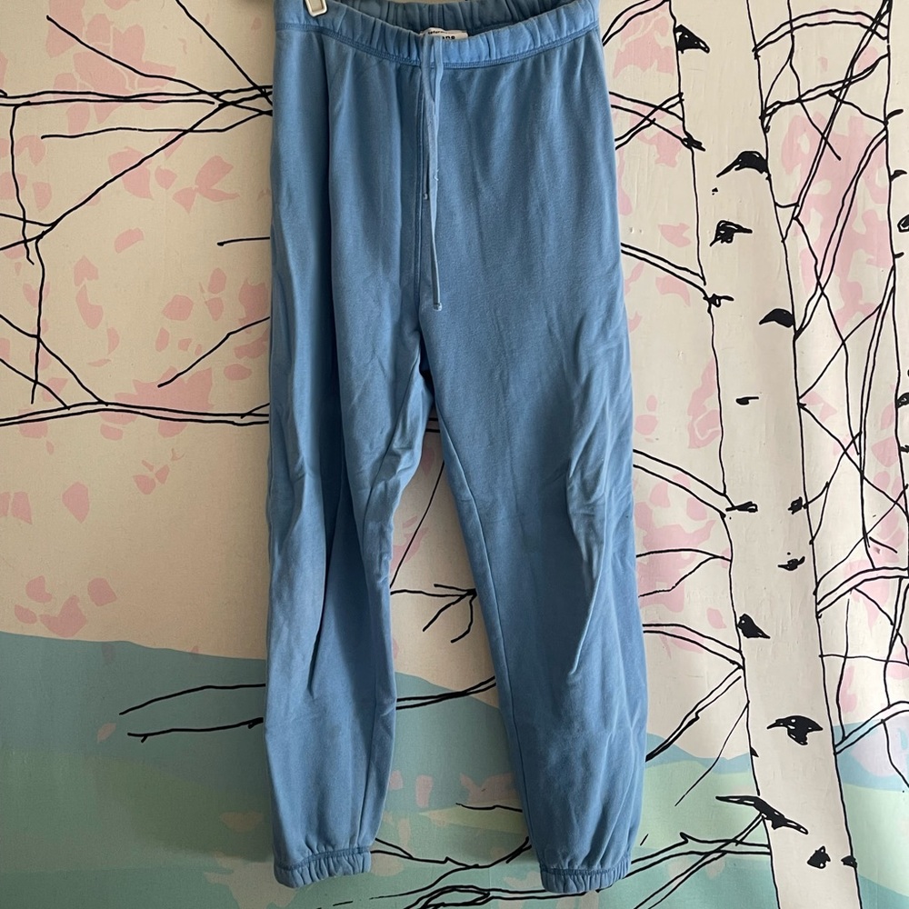 BLUE REFORMATION COTTON SWEATPANTS SZ MEDIUM